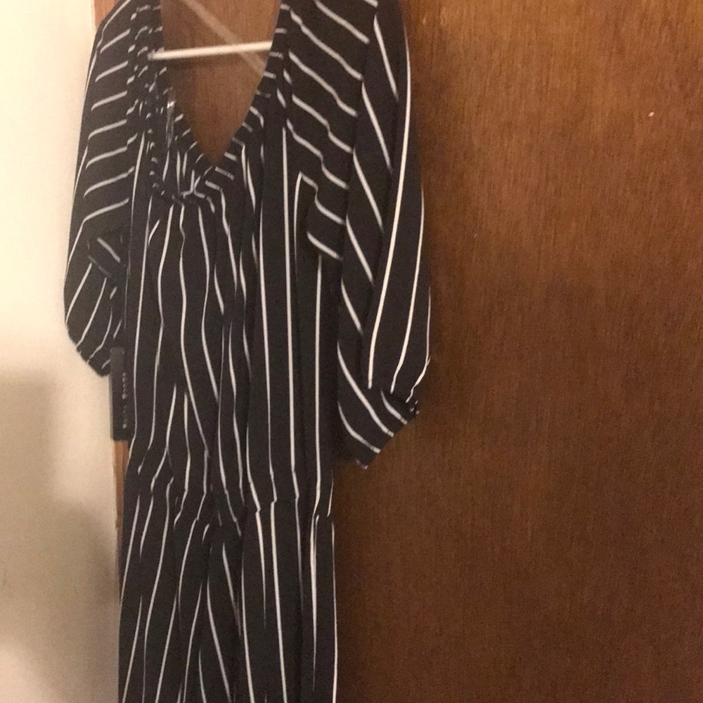 Black and white jumpsuit